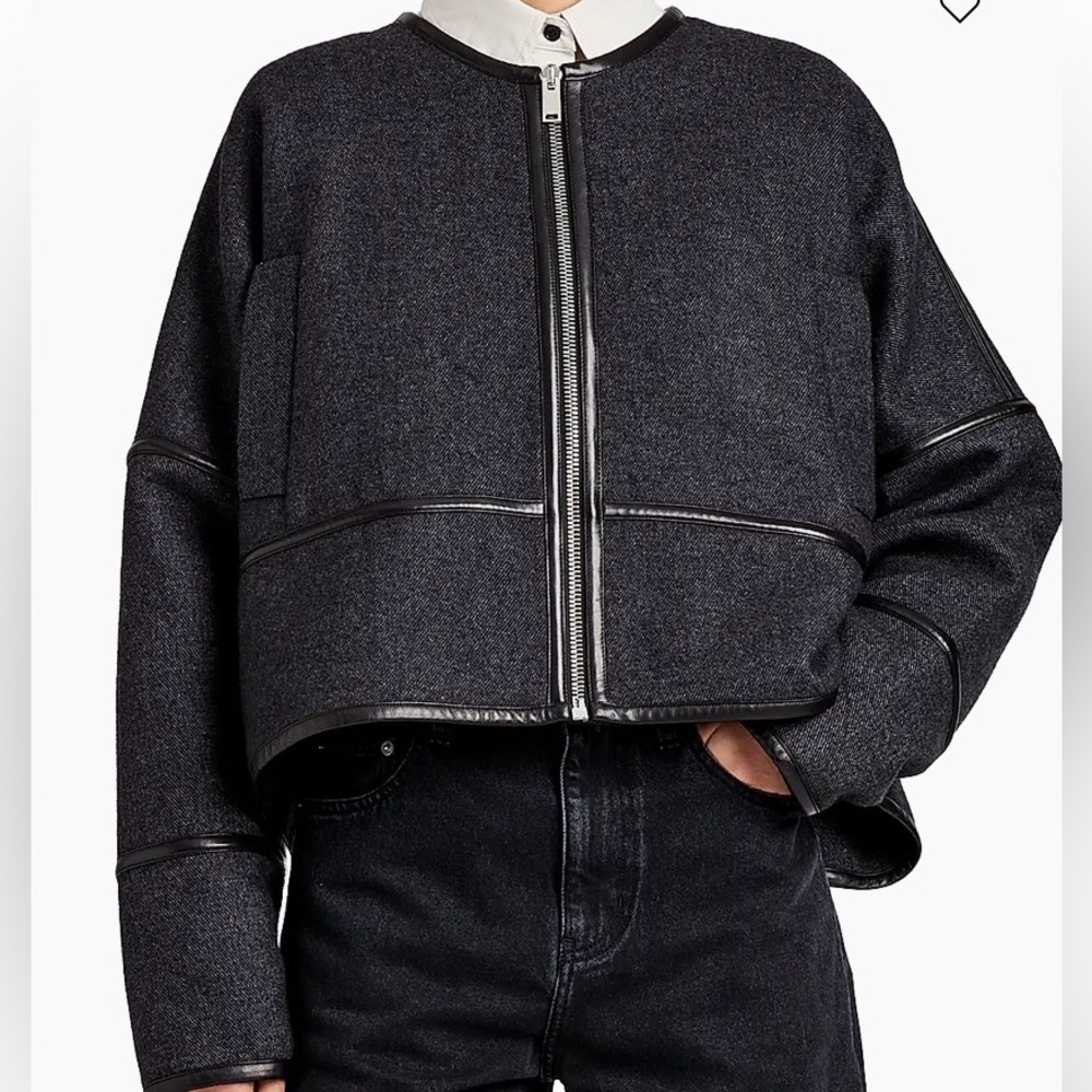 Proenza Schouler

Ticiana Double Wool-Blend Twill Jacket-NWOT